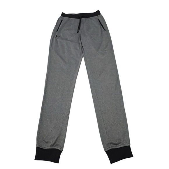 Under Armour Men's Sport-style Tricot Joggers-Gray-Size Medium Tall - Picture 4 of 12